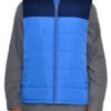 Men’s Padded Two-Tone Vest – Contrast Panels