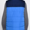 Men’s Padded Two-Tone Vest – Contrast Panels