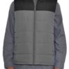 Men’s Padded Two-Tone Vest – Contrast Panels