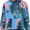 Tie-Dye Cotton Hoodie – Men’s French Terry