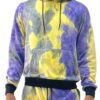 Tie-Dye Cotton Hoodie – Men’s French Terry