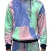 Tie-Dye Cotton Hoodie – Men’s French Terry