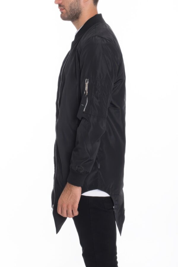 Men’s Satin Windbreaker Jacket – Two-Tone Water-Resistant