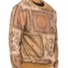 Paisley Bandana Crewneck with Ribbed Cuffs