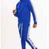 Men’s Single-Stripe Track Set – Full-Zip Jacket & Pants