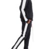 Men’s Single-Stripe Track Set – Full-Zip Jacket & Pants