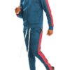 Men’s Single-Stripe Track Set – Full-Zip Jacket & Pants