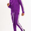 Men’s Single-Stripe Track Set – Full-Zip Jacket & Pants