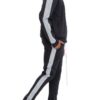 Men’s Single-Stripe Track Set – Full-Zip Jacket & Pants