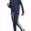 Men’s Single-Stripe Track Set – Full-Zip Jacket & Pants