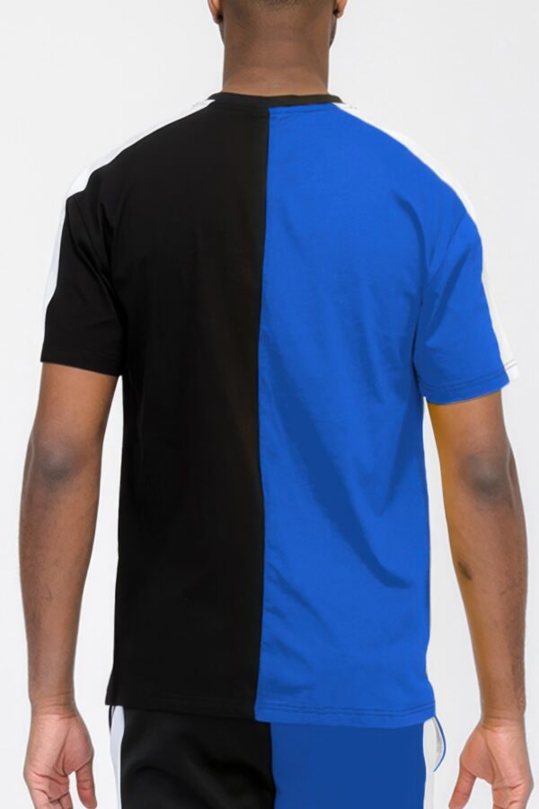 Two Tone Color Block Short Sleeve T-Shirt – Men’s
