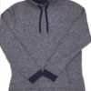 Extra-Long Marble Hoodie with Contrast Cuffs – Men’s