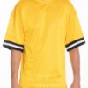Men’s Mesh-Sleeve Athletic T-Shirt with Tape Detail
