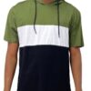 Men’s Hooded Short-Sleeve Colorblock T-Shirt