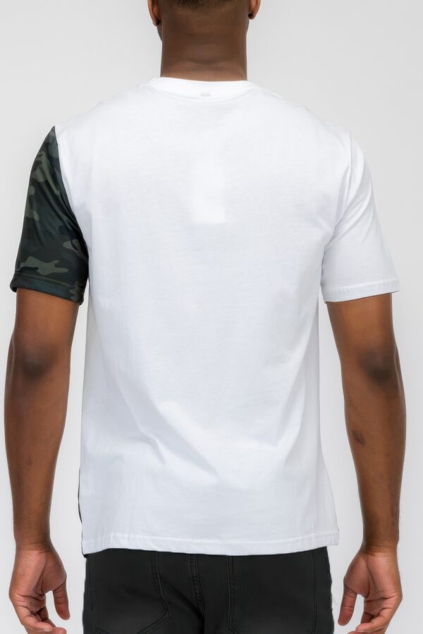 Men’s Camo Color Block T-Shirt – Regular Fit