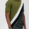 Men’s Camo Color Block T-Shirt – Regular Fit