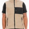 Padded Sherpa Fleece Vest – Soft Sherpa Exterior