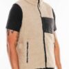 Padded Sherpa Fleece Vest – Soft Sherpa Exterior