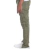 Distressed Denim Pants with Checkered Tape