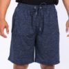 Lightweight Marbled Running Shorts with Zipper Pockets