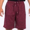 Lightweight Marbled Running Shorts with Zipper Pockets