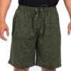 Lightweight Marbled Running Shorts with Zipper Pockets