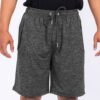 Lightweight Marbled Running Shorts with Zipper Pockets