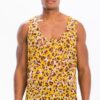 Cheetah Print Tank Top – Vibrant Brown or Yellow