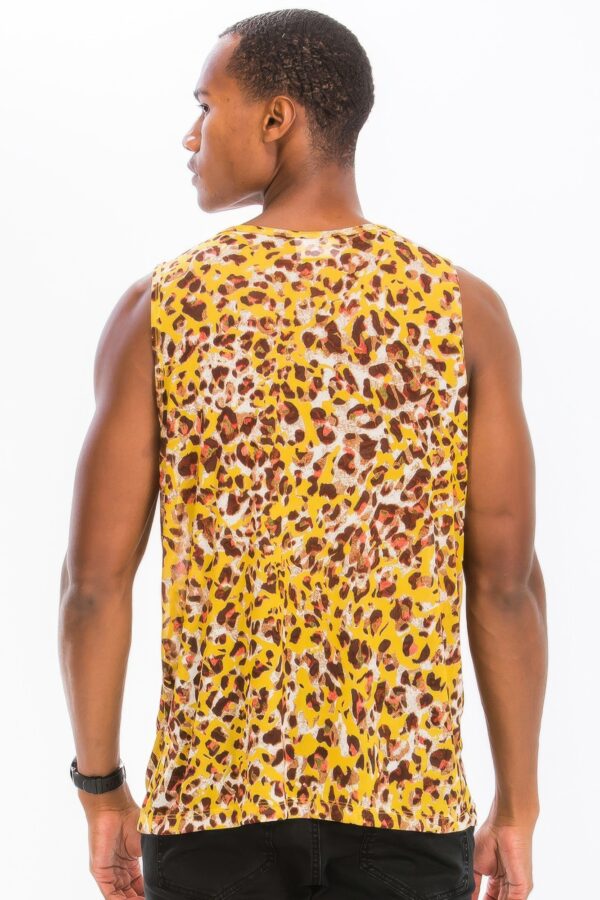Cheetah Print Tank Top – Vibrant Brown or Yellow