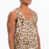 Cheetah Print Tank Top – Vibrant Brown or Yellow