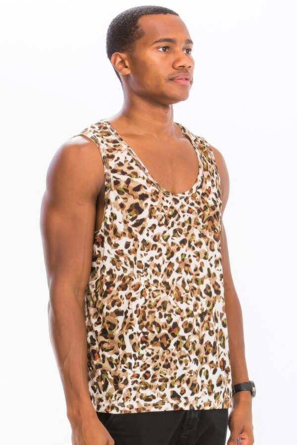 Cheetah Print Tank Top – Vibrant Brown or Yellow