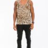 Cheetah Print Tank Top – Vibrant Brown or Yellow