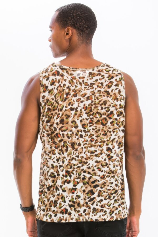 Cheetah Print Tank Top – Vibrant Brown or Yellow