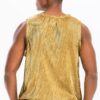 Metallic Flick Muscle Tank – Black/Red, Gold