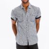 Men’s Lightweight Short Sleeve Button-Down Shirt – Solid