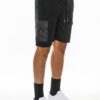 Heathered Slub Cotton-Blend Shorts with Drawstring
