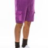 Heathered Slub Cotton-Blend Shorts with Drawstring