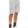 Heathered Slub Cotton-Blend Shorts with Drawstring