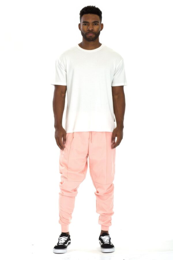 Men’s Slim Active Jogger Pants – Ribbed Ankle Cuffs
