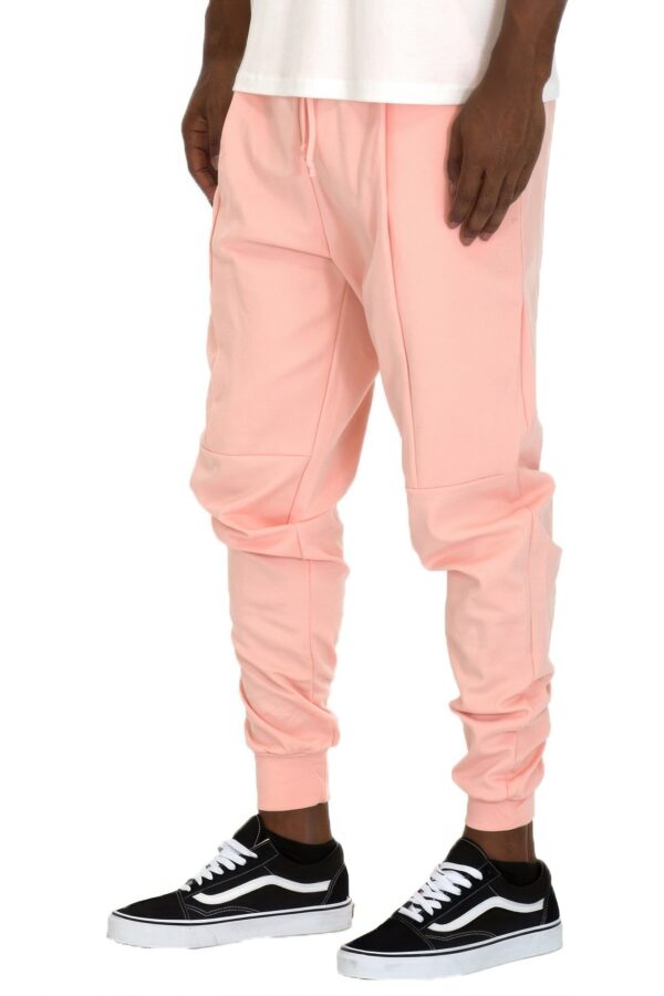 Men’s Slim Active Jogger Pants – Ribbed Ankle Cuffs