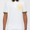 Lion Head Embroidered Polo Shirt