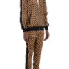 Rich Checkered Track Pants with Ankle Zippers