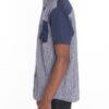 Men’s Short-Sleeve Two-Tone Button-Down Shirt