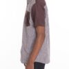 Men’s Short-Sleeve Two-Tone Button-Down Shirt