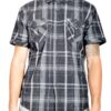 Men’s Short-Sleeve Plaid Shirt – Button Chest Pockets