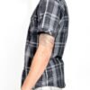 Men’s Short-Sleeve Plaid Shirt – Button Chest Pockets