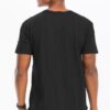 Men’s Short Sleeve Henley – 4-Button Scallop Hem