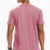 Men’s Short Sleeve Henley – 4-Button Scallop Hem