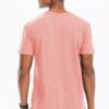 Men’s Short Sleeve Henley – 4-Button Scallop Hem