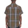 Men’s Short-Sleeve Checker Shirt with Buttoned Chest Pockets